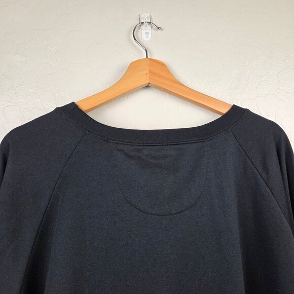 Panhandle Floral Embroidered Sleeve Sweatshirt Black Sz Women's XL Western Boho - Picture 9 of 11